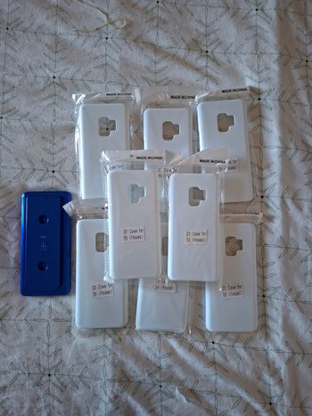 Lot coques Galaxy s9 et moule pour sublimation