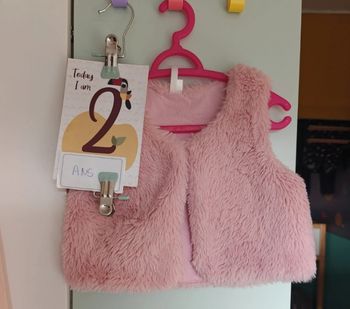 Gilet sans manche tout doux 2 ans