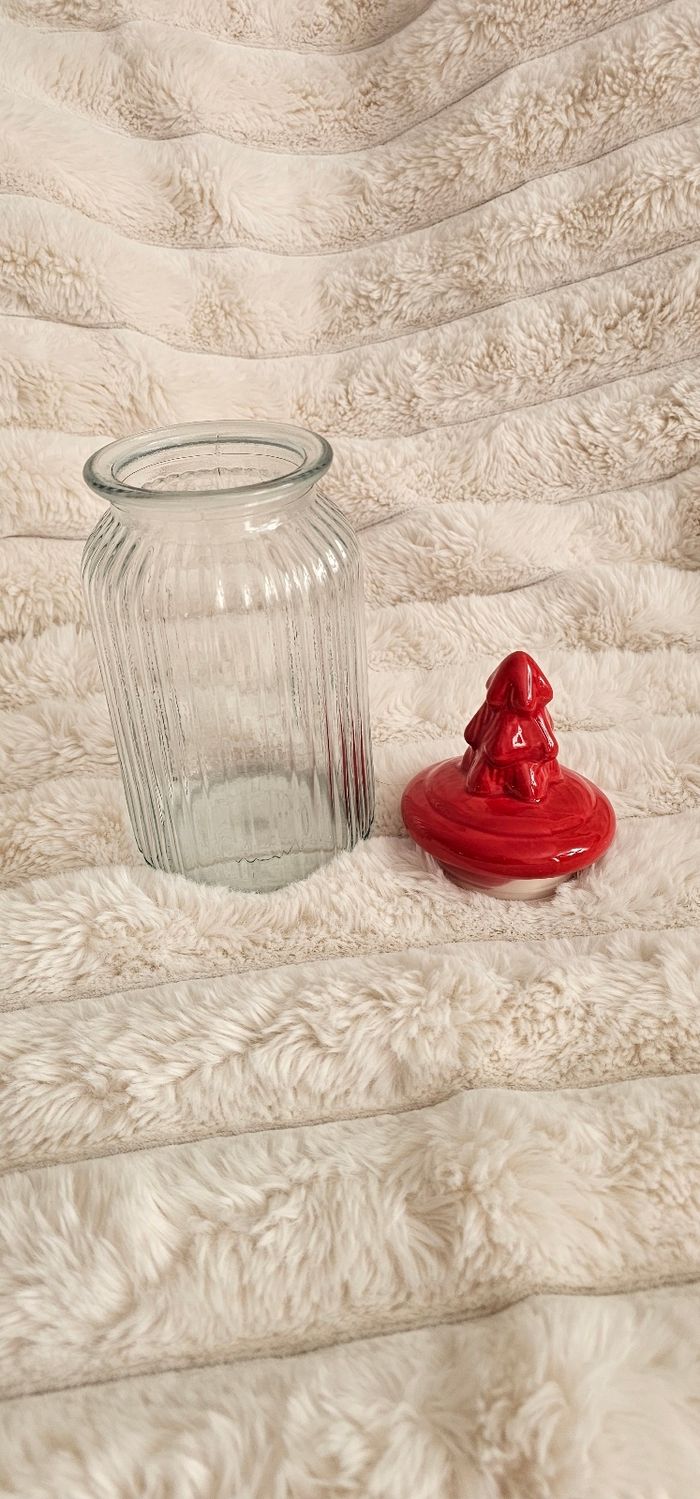 Magnifique bonbonnière de Noël 🎄 rouge Neuve - photo numéro 7