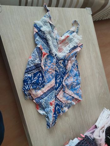 Combishort coloré frange 14-16 ans