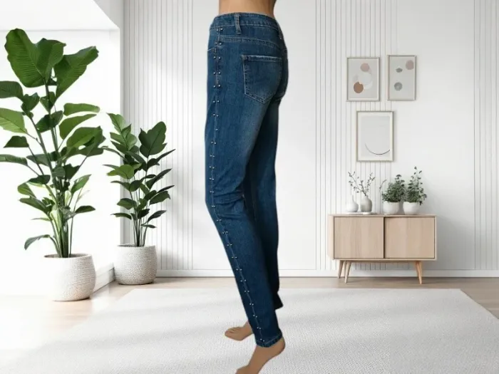 Jean skinny Missguided ,taille mi-haute ,stretch - photo numéro 3