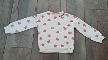 Pull cœurs Vertbaudet 6 ans