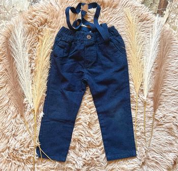 Pantalon chino bretelles