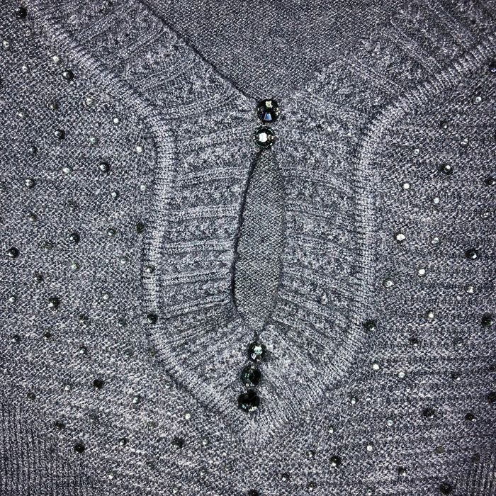 Pull gris 42/44 neuf Evelin - photo numéro 2