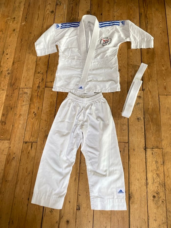 Kimono judo club petit Quevilly 8-10 ans Adidas - photo numéro 5