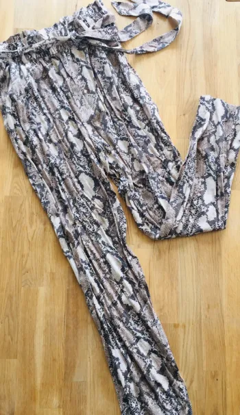 Pantalon fluide python