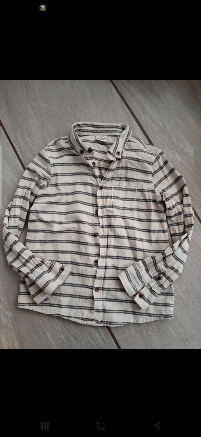 Chemise manches longues