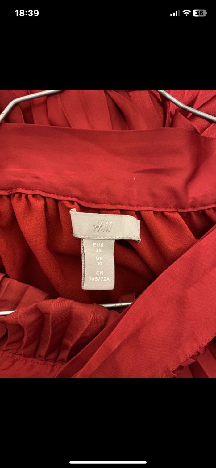 Jupe asymétrique rouge - photo numéro 6