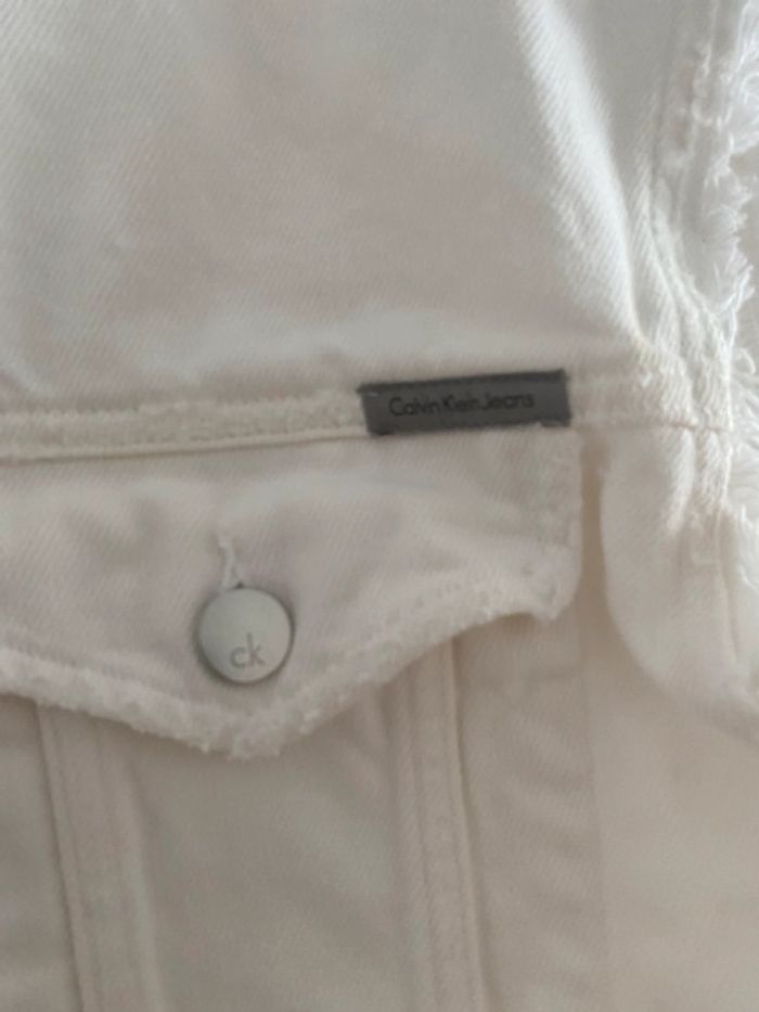 Veste en jean sans manche Calvin Klein - photo numéro 3