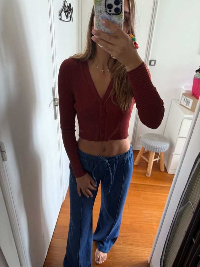 Pull crop Zara taille S