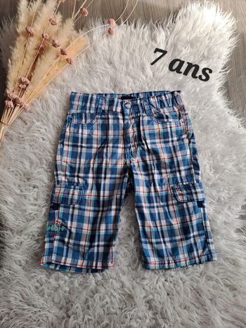 Bermuda / short à carreaux sergent major 7ans