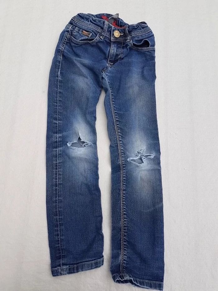 T-shirt manches longues fille 6 ans + jean cadeau - photo numéro 4