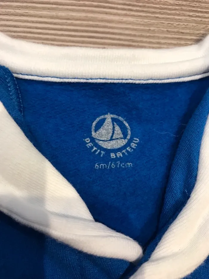 Teeshirt ML 6 mois Petit Bateau - photo numéro 3