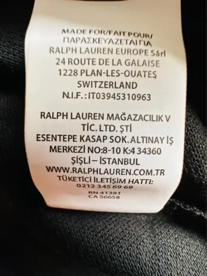 👕Polo Ralph Lauren homme noir – Custom Slim Fit – Taille S – 100% coton - photo numéro 4