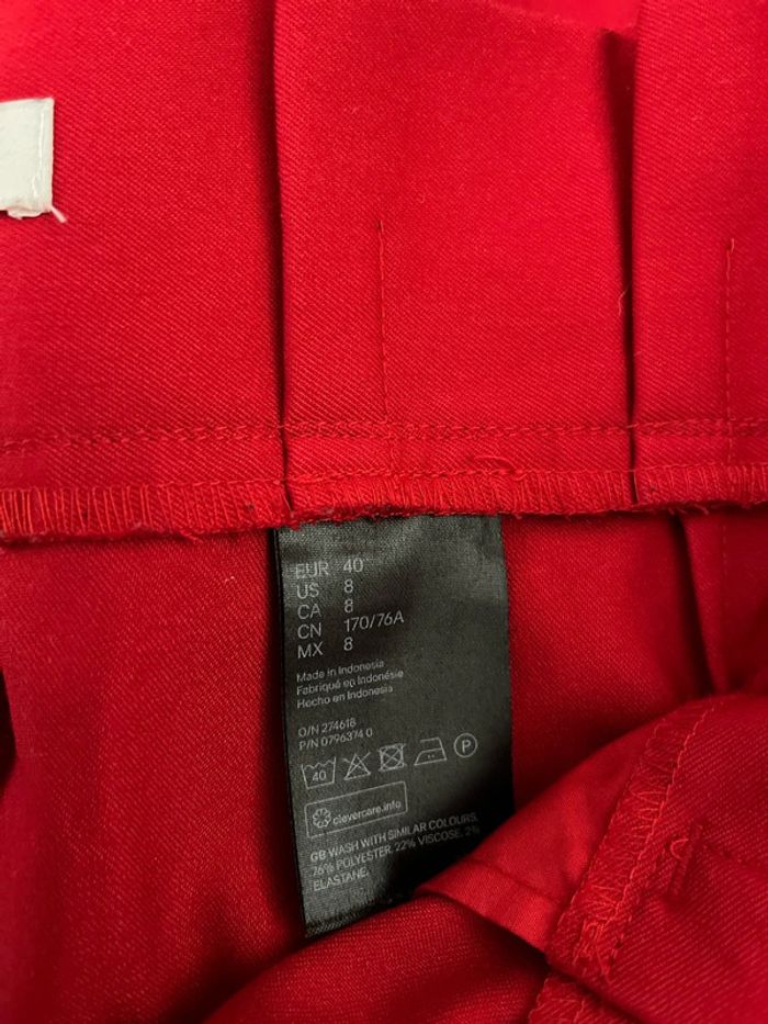 Pantalon habillé rouge - photo numéro 4