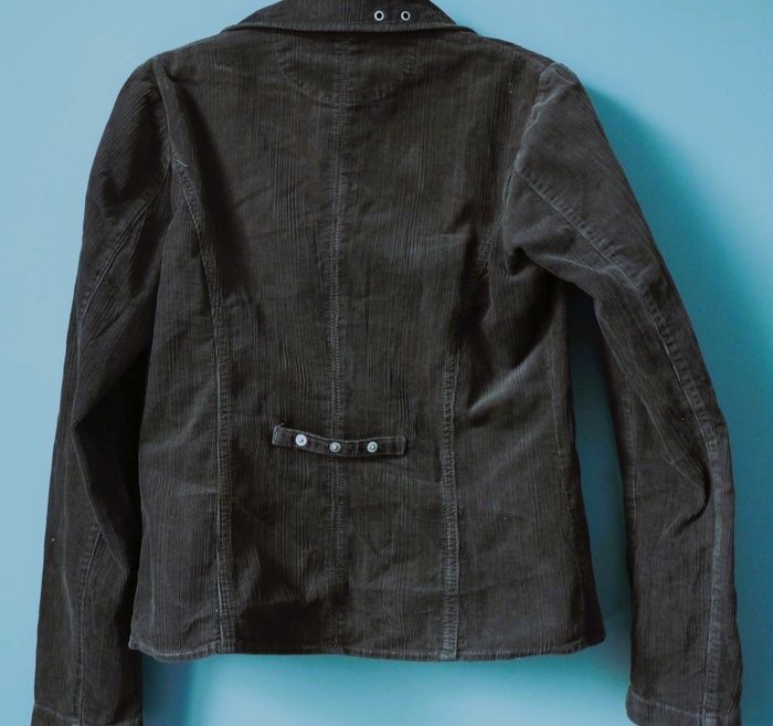 Veste blazer Femme Gémo velours cotele noir M 38 TBE - photo numéro 3