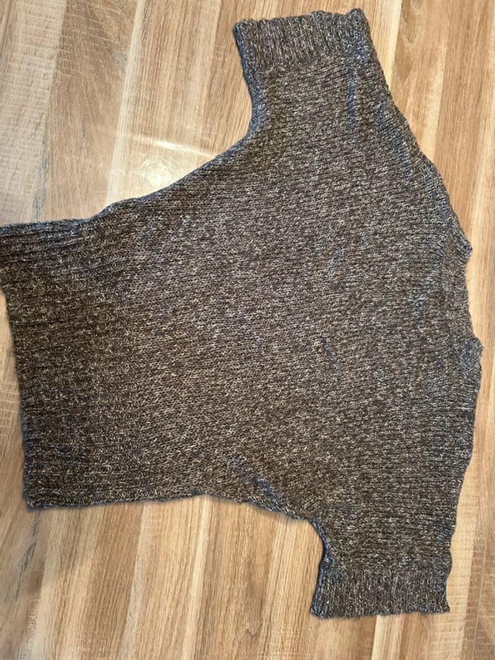 Pull sans manches femme col V hiver - photo numéro 7