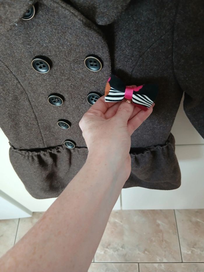 Manteau Du pareil au même 4 ans et acessoires cheveux Catimini - photo numéro 5