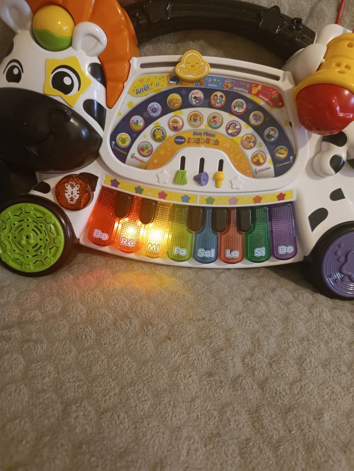 Piano zebre VTech - photo numéro 3