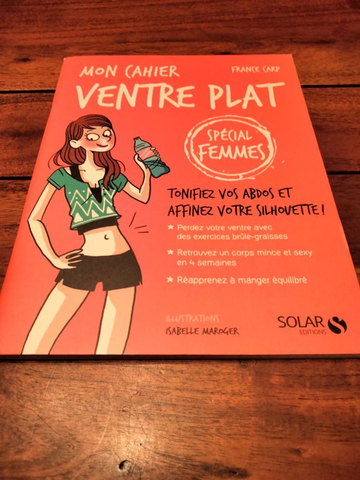 Livre magazine mon cahier ventre plat solar éditions