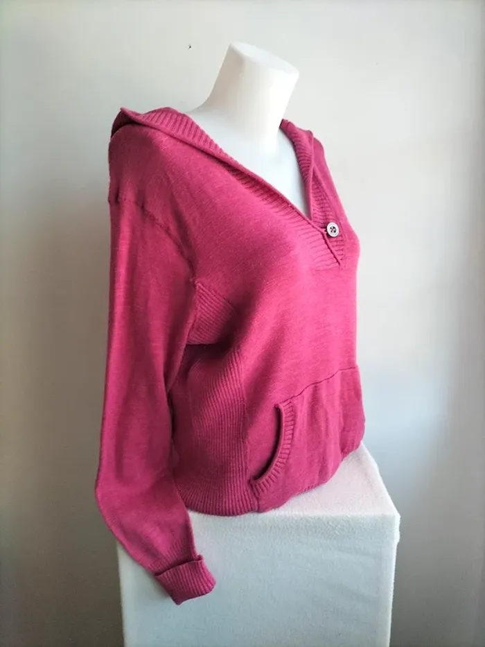 Sweat à Capuche Femmes 100% Coton - Tommy Hilfiger - Taille XL - photo numéro 3