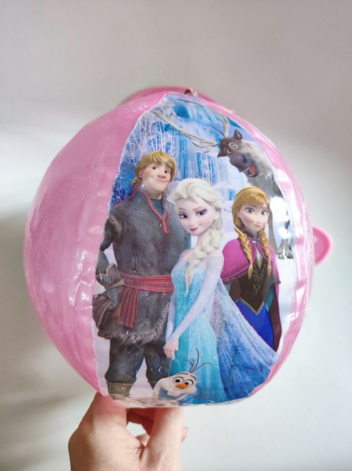 Tap ball ballon + raquette rose frozen Disney - photo numéro 10