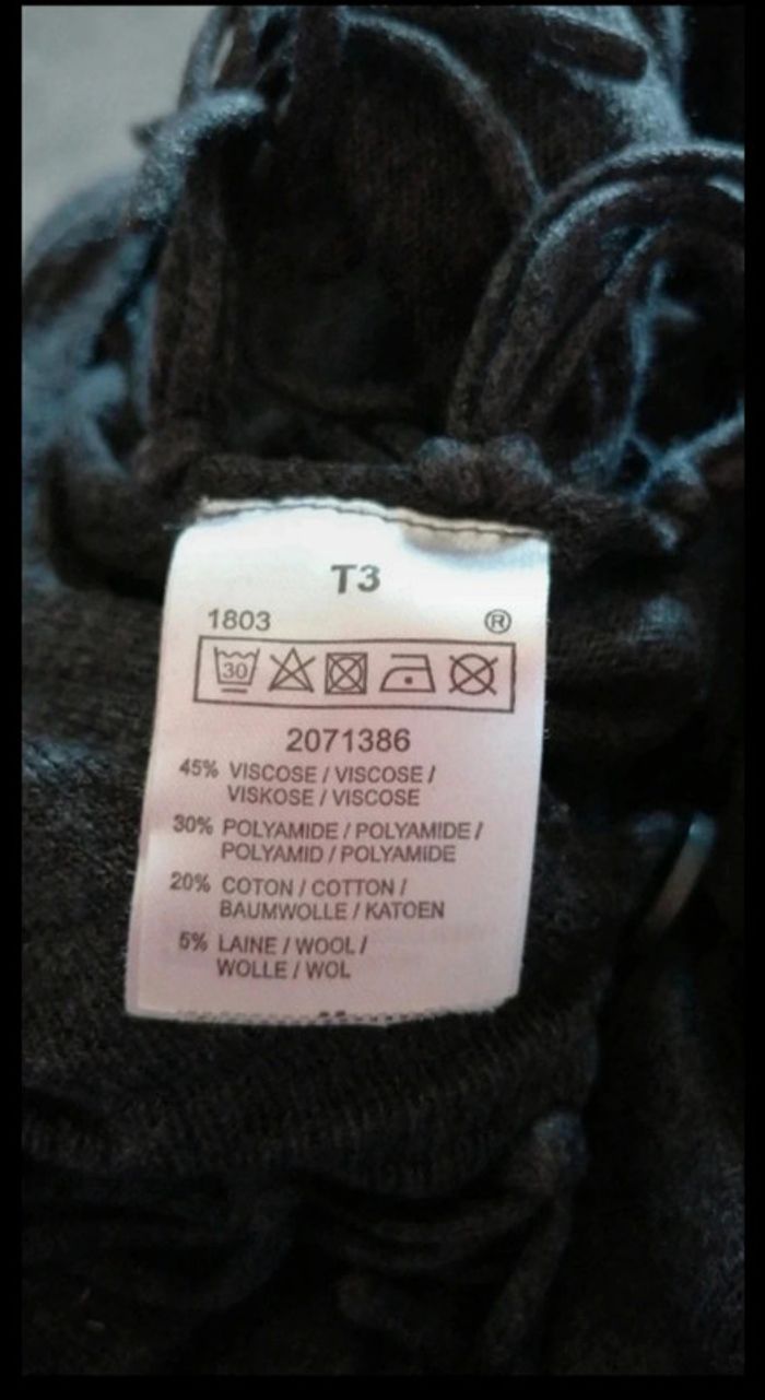 poncho avec manches taille 3 - photo numéro 4