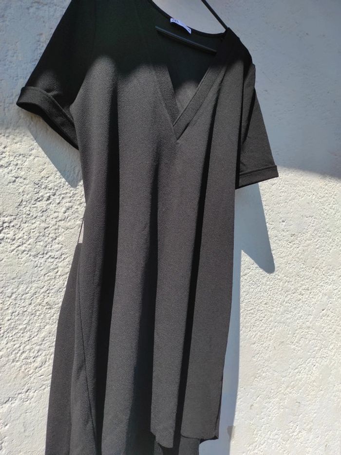 Robe noir Zara avec ceinture amovible - photo numéro 2