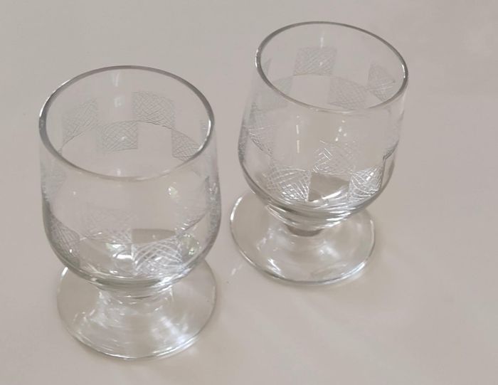 2 verres à liqueur art déco - photo numéro 3