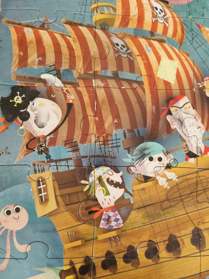 Puzzle janod pirates la chasse aux trésors - photo numéro 3