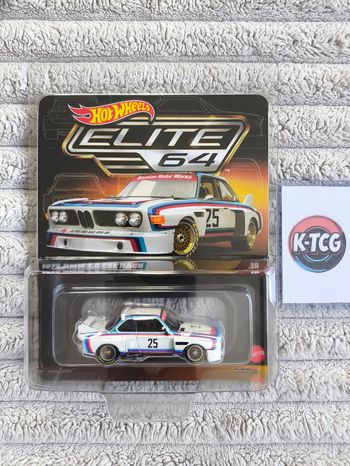 Hot Wheels Elite 64 BMW 3.0 CSL Race de 1975