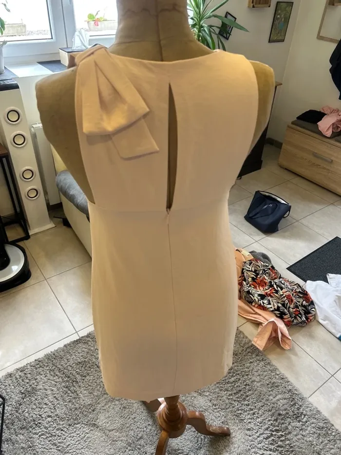 Robe femme Mango taille M crème - photo numéro 4