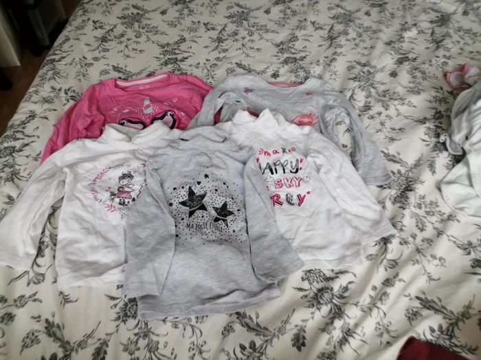 Lot de 5 tee-shirt manche longue