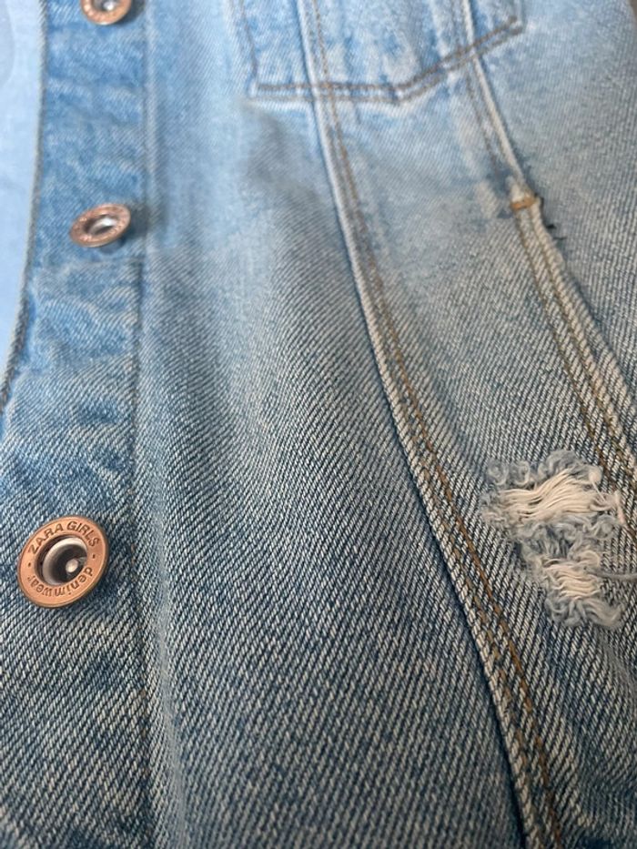 Veste en jean Zara fille - photo numéro 8