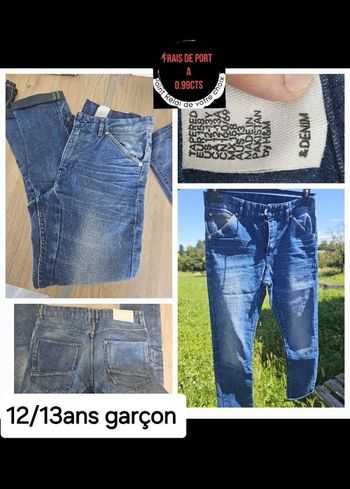 Jean bleu garçon 12 / 13 ans h&m