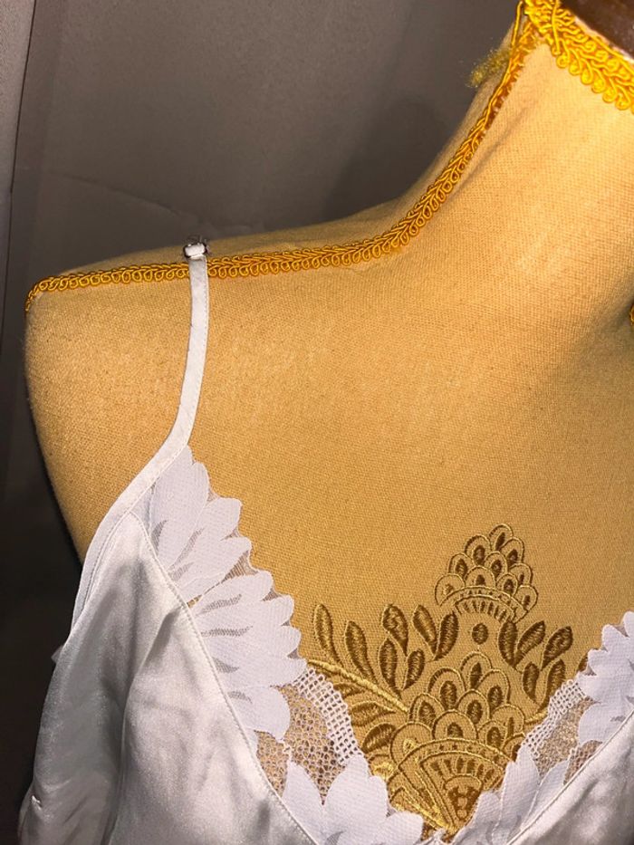 Debardeur en satin joli dos gémo XL beige creme - photo numéro 2