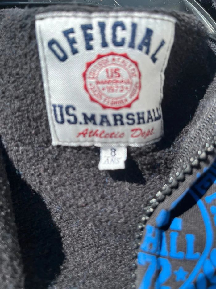 Gilet zippé noir taille 8 ans Marshall - photo numéro 3