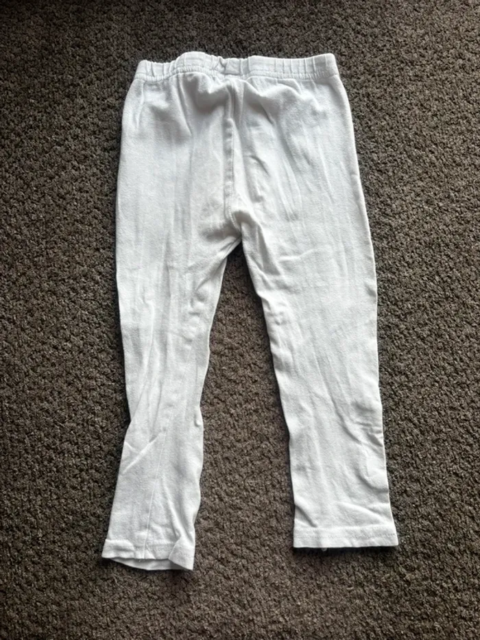 Legging fille blanc - photo numéro 2
