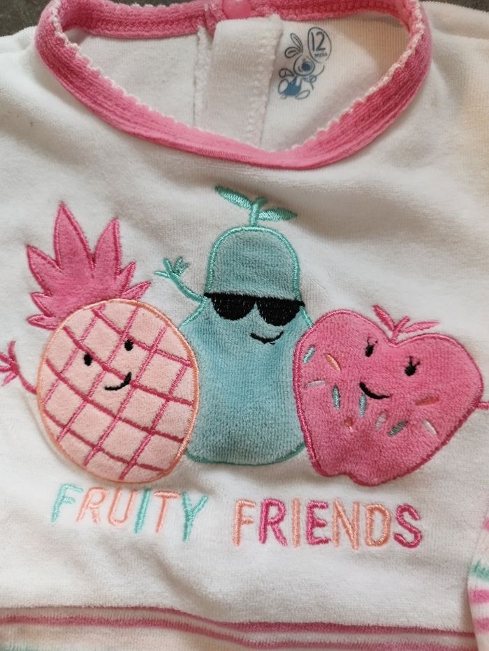 Pyjama fruits 12 mois - photo numéro 2