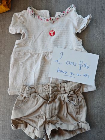 T-shirt manches courtes et short