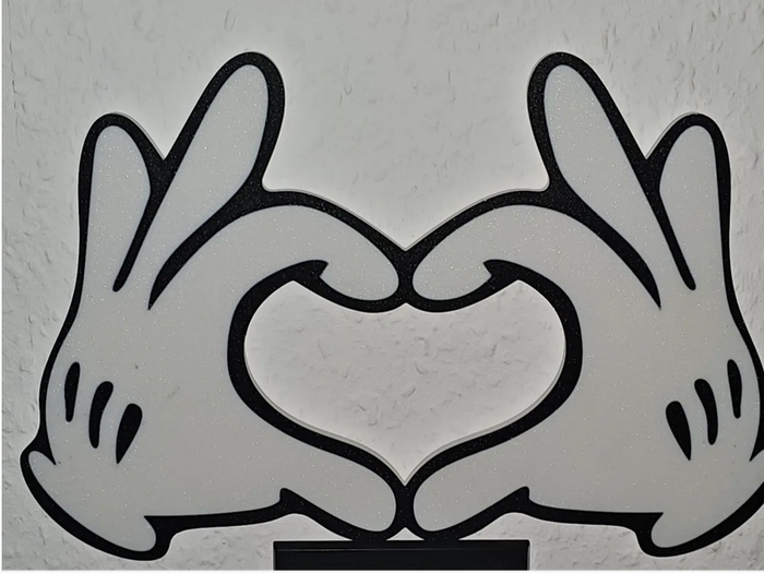 decoration Mickey Hands Love - photo numéro 2