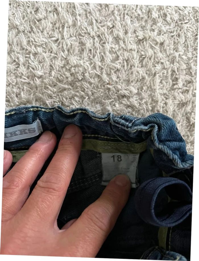 Jeans bleu garçon taille 18 mois marque IKKS - photo numéro 7