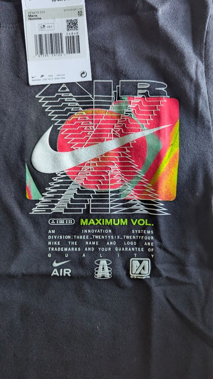 T-shirt Nike taille XS homme noir - photo numéro 4