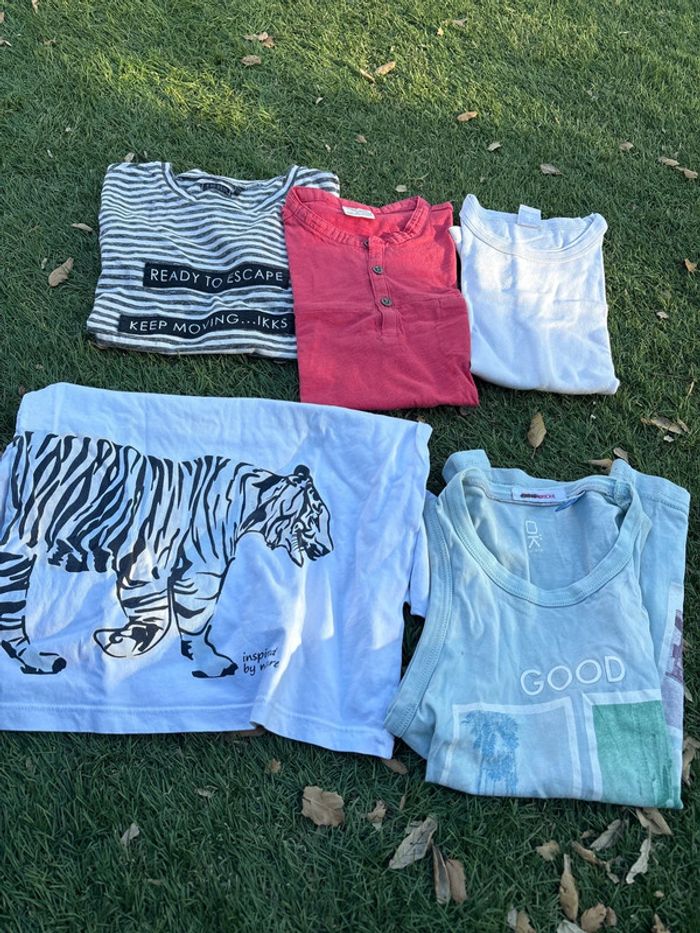 Lot de 6 tee shirts en 8 ans