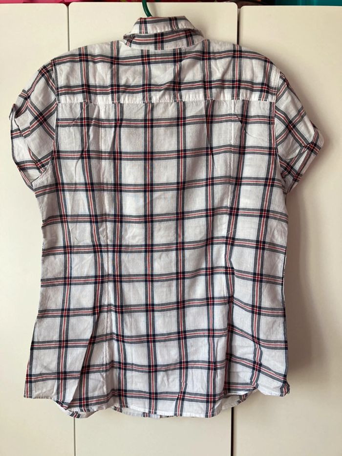 Chemise à carreaux manches courtes - photo numéro 2