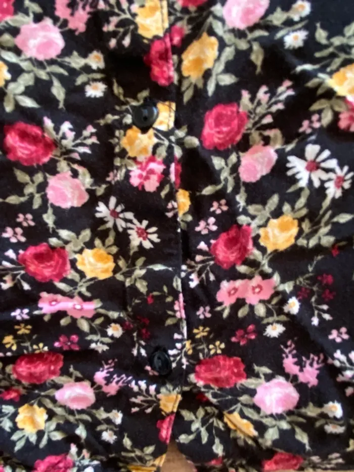 Petite blouse courte fleurie h&m - photo numéro 5