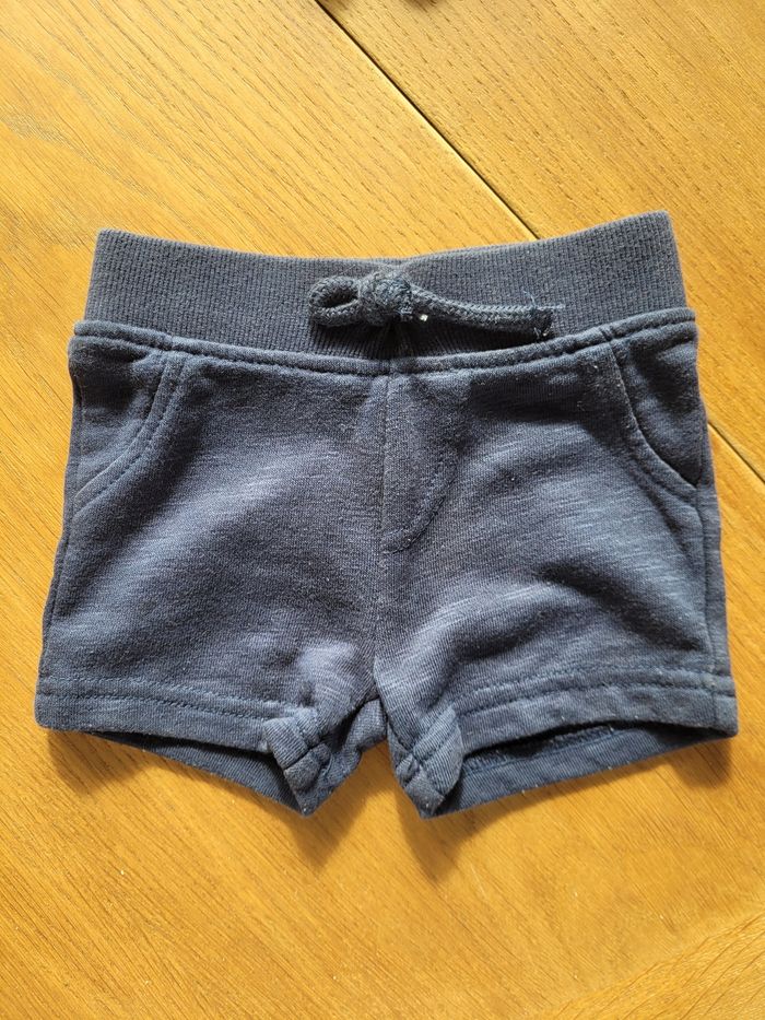Lot 3 shorts bleus  souples en cotons - photo numéro 2