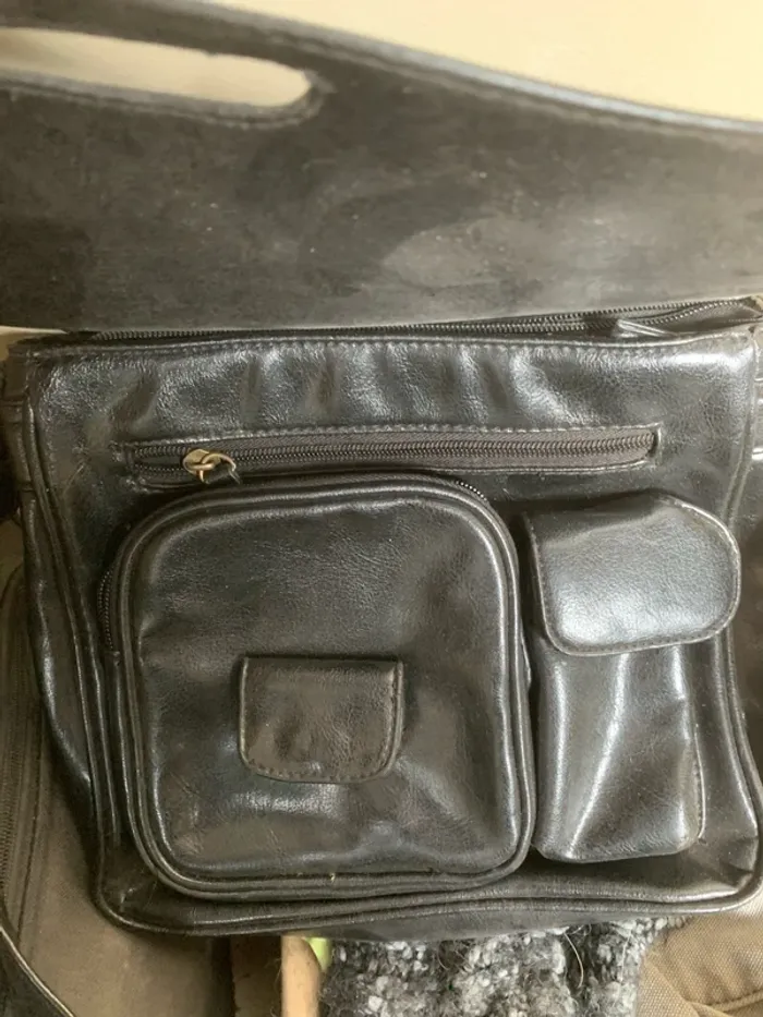 Sac bandoulière simili cuir - photo numéro 2