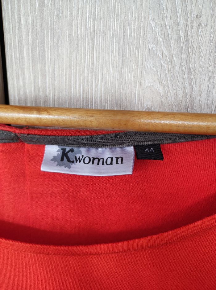 Robe boule rouge  orangé 44 Kiabi - photo numéro 2