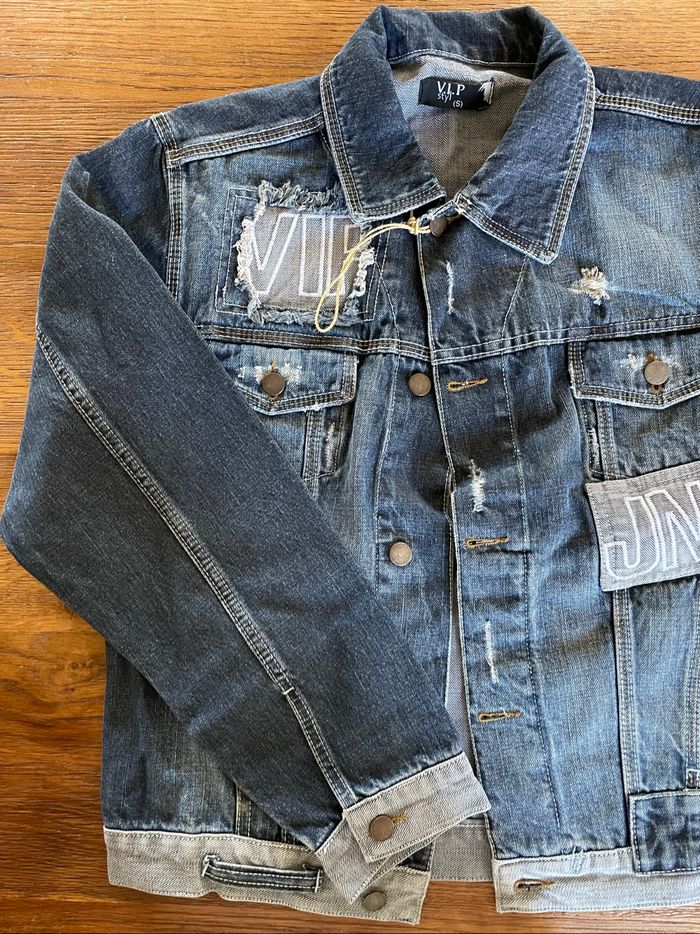 Veste en jean over size - photo numéro 2